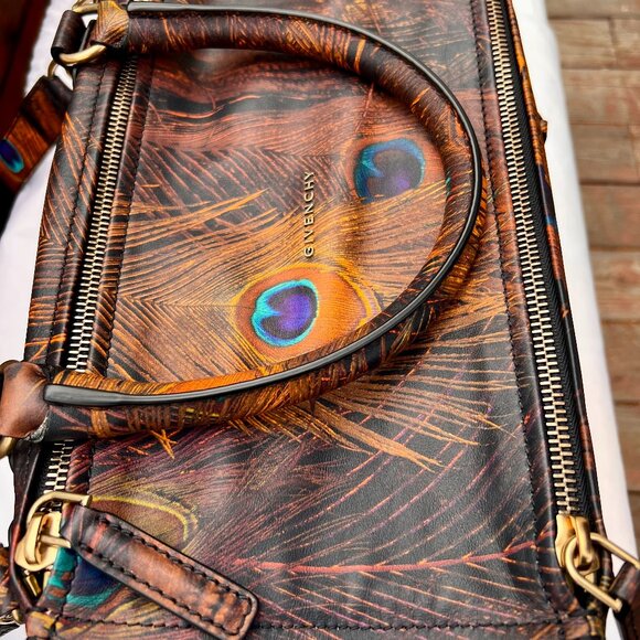 Givenchy Pandora Peacock Leather Shoulder Bag Limited Edition - Picture 1 of 11